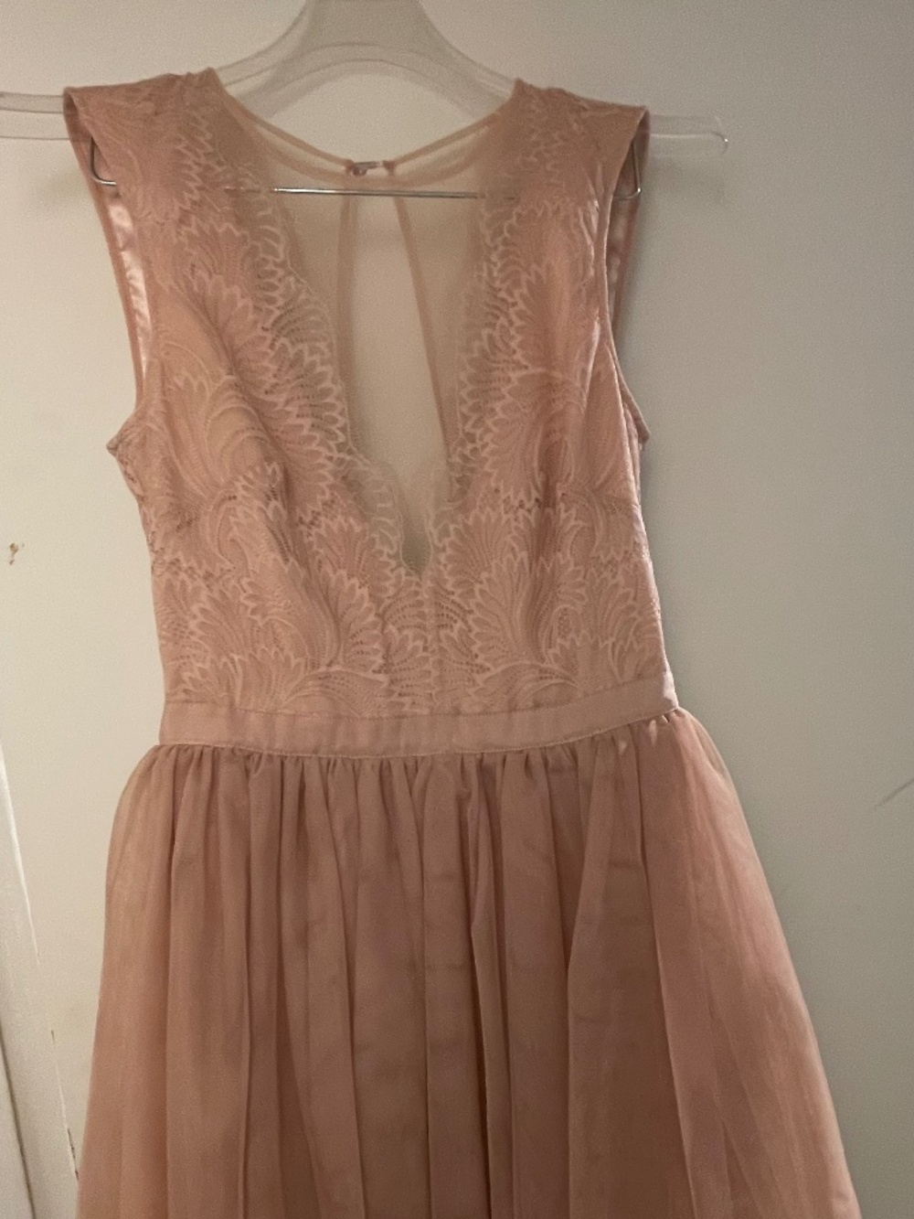 BEBE peach/ dusty rose dress size 0/2